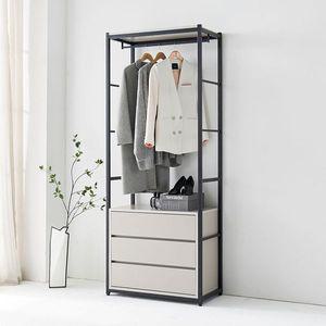 [NS홈쇼핑]아이앤 제니아 600 시스템 드레스룸 3단 서랍 행거 SY[33470651]