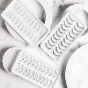 로이엘 러블리 10쌍 속눈썹 연마 끝가공 인조속눈썹 붙이기 글루