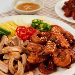 [부산자갈치 아지매] 손질된 주순자 꼼장어와 양념세트/3-4인분