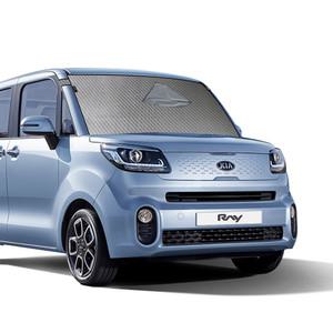 엑스핏 기아 레이 / 더뉴레이 / EV 전기차 햇빛가리개 썬블럭 블박형, 1개