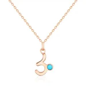 [비앤비골드] 14K 벌스데이 스타 터키석 염소자리 목걸이 NPN29518