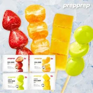 프렙프렙 아이스 탕후루 12개입 (6팩) 골라담기 (딸기 귤 샤인머스켓 망고 혼합구성 각 6팩)