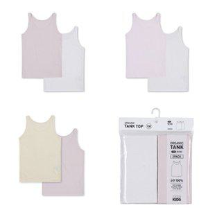 [탑텐키즈](마산점)24년 SS (여아) 오가닉 탱크탑 세트 (2매입) MKE5UL2001