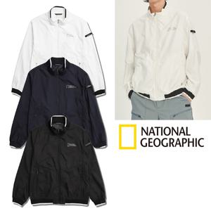[국내정품] 내셔널지오그래픽 맨 여름 아우터 하이넥 블루종 바람막이 점퍼 남성 캐주얼 자켓 N232MJP240