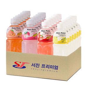 (서진프리미엄) 모구모구 4종혼합(복숭아+리치+딸기+레몬) 320mlx24ea