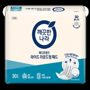 메디프렌즈 와이드 라운드형 패드 240매 (30매x8팩) 성인용 속기저귀 라운드