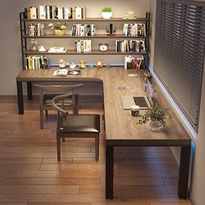 원목 코너 책상 컴퓨터 테이블 L자 사무실 데스크