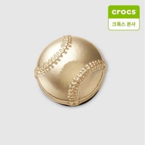 갤러리아 [크록스 본사][액세서리] 작은 골드 야구공 지비츠 참 10014174