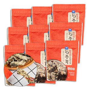 [WD-MG] 국내산 저염식 수제 찹쌀 김부각 간식 9봉지
