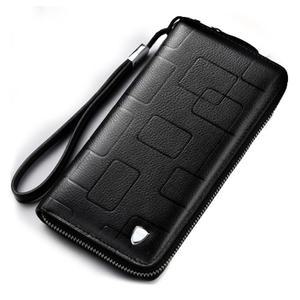 아펙토 듀얼지퍼 소가죽 장지갑