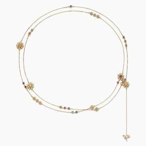 [메종에트][Silver] 션 도 플뢰르 롱 목걸이 GNOS001NI