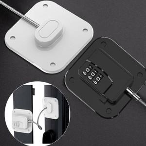 [하프클럽/알티피아]무타공 부착식 냉장고 서랍 문 열림 방지 자물쇠 잠금