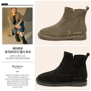 [롯데백화점]베어파우 ROSY 여성 천연 소가죽 앵클 첼시 부츠 2종 택1 0805NC-W