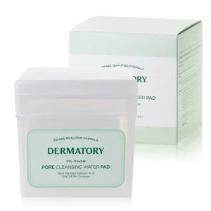 더마토리 프로 트러블 모공 클렌징 워터 패드 70매 (160ml) (노워시 원스텝 클렌징)
