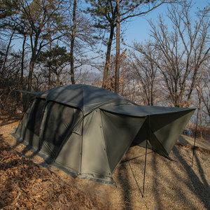 [블루폴] 코퍼닉스 리빙쉘 텐트 캠핑 터널형 쉘터 거실형 대형 장박 감성 텐트