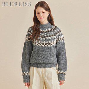 [블루레이스]노르딕패턴모크넥울니트_BI4W1KT2181