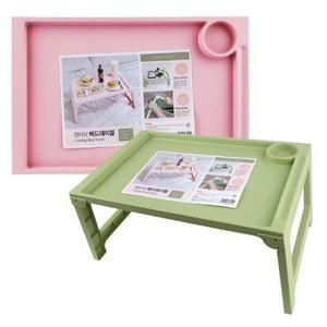 싱글 밥상 책상 그린 간식 테이블 베드 미니 접이식 노트북테이블 작은 좌식 베드트레
