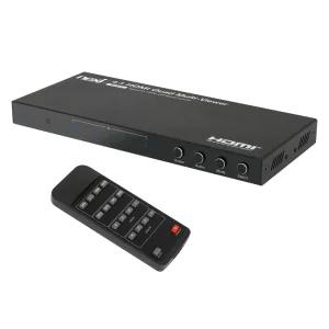 HDMI 4:1 모니터 화면 분할기 Full HD 영상 교차 선택기 셀렉터 /멀티 뷰어 WISENX1477