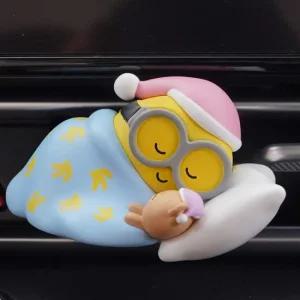 유니버셜 미니언즈 드림 밥앤팀 피규어 차량용 송풍구형 새차선