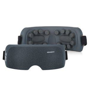 [파워플라이]무선 공기압 온열 진동 휴대용 눈 찜질기 안대 안마기 마사지기 SH-ME03