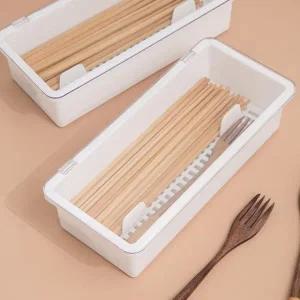 이사 준비 고급 물빠짐 업소용 가정용 뚜껑 수저통 수저 함 투명 집들이 선물 원룸 꾸미기 추천