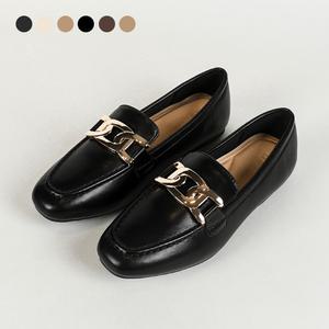 페조 여성로퍼 빅사이즈 스웨이드 여자구두