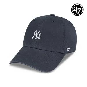 [47brand]47 브랜드 뉴욕양키스 MLB 남자 여성 엠엘비 볼캡 야구 모자 빈티지 네이비 B-BSRNR17GWS-VN