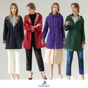 [25SS 최신상] 바네사리찌 25SS 체크 트렌치 자켓