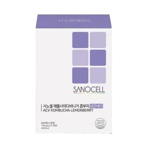 사노셀 애플사이다비니거 콤부차 레몬베리맛 28포 x 1박스