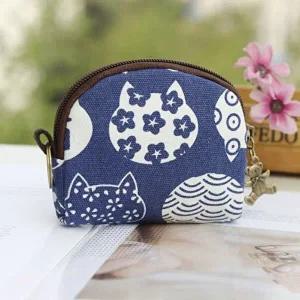 귀여운 강아지 고양이 일본 엔화 동전지갑 파우치-WE38EFE