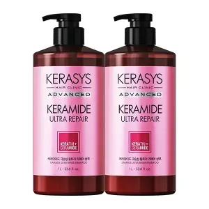 케라마이드 극손상 울트라 리페어 샴푸, 1L, 2개