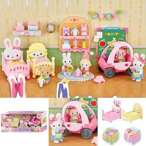 원앤원 콩지래빗 낮잠시간 귀염뽀짝 인형 피규어 아기방 역할놀이 소근육발달 장난감 세트