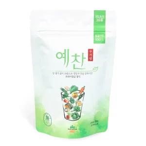 [산마을] 동결건조 무가당 예찬 70g 생식 곡물가루 아침대용식 생식 야채가루