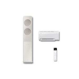 [삼성]25년 2in1 에어컨 삼성 AF70F17D25BRT 무풍 클래식 56.9+18.7 리모컨 실외기 기본설치비포함