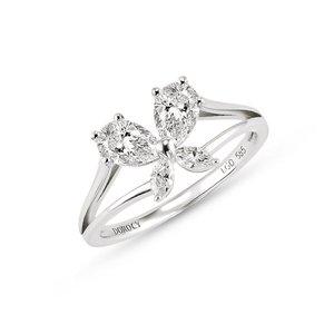 [도로시] 14k 셀린 아이레 나비 반지_랩 다이아몬드