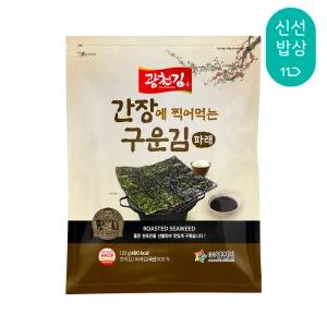 [광천김] 간장에 찍어먹는 구운 파래김 (120g)