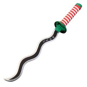 조로검 코스프레칼 최신 악마 슬레이어 코스프레 이구로 오바나이 애니메이션 대나무 24 인치 카타나 검 역