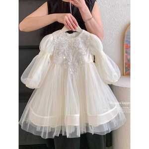 공주 드레스 새틴 화이트 원피스 어린이날 생일 파티