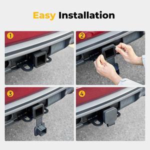 [누리정비]포드 익스플로러 레인저 F-150 자동차 액세서리 용 2 인치 트레일러 견인 히치 커버 플러그 캡