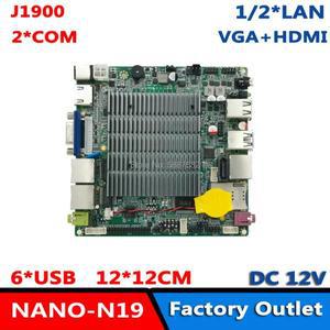 인텔 베이트레일 셀러론 J1900 프로세서 CPU, LVDS, VGA, HDMI, 듀얼 랜, 나노 마더보드, DC 12V