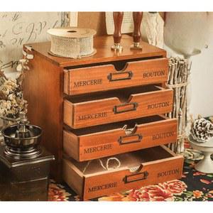 약장수납장 빈티지 미니서랍장 나무 원목수납장 자개장 손잡이 작은 보관함 부엌 우드