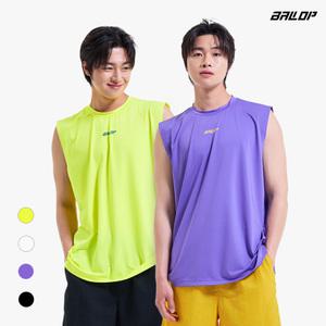 밸롭 레터링 슬리브리스 래쉬가드