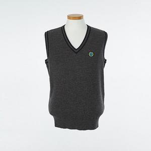 조끼 (인송중) 교 네이비라인 교복몰 교복조끼 그레이