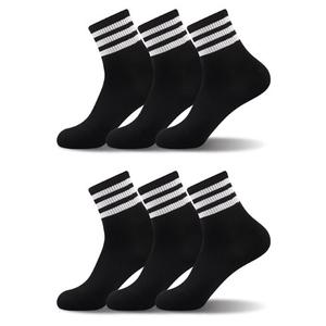 프로스펙스 남성용 스포츠 논쿠션 중목 양말 D타입 6p 세트 블랙