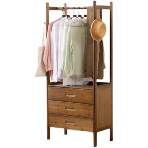 서랍형행거 옷장 고정식행거 원목 서랍장 옷걸이