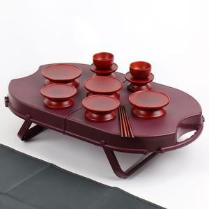 휴대용 물푸레 원목 제기세트 13p