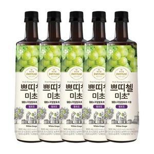 [셀러허브]쁘띠첼 미초 청포도 900ml 5개 (S36194239)