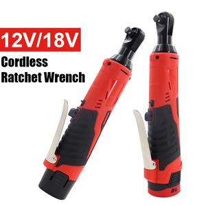 전동  전기 래칫 렌치 12V/18V 무선 래칫 렌치 3/8 충전식 스크루 드라이버 제거 나사 너트 자동차 수리 도