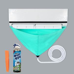 벽걸이 에어컨 청소 키트 방수포/세정제 포함