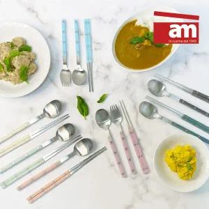 [AM]이태리 am 루비노 수저세트 커트러리 숟가락 젓가락_s
